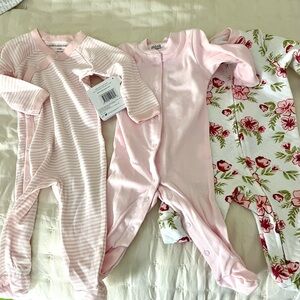 Pink Baby Onesies Set